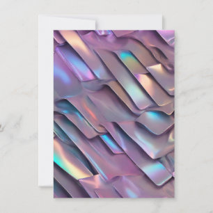 Futuristische iriserende/abstracte holografische aankondiging