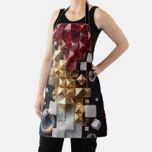 Futuristische Kerst Mosaïek Kolom 3D
