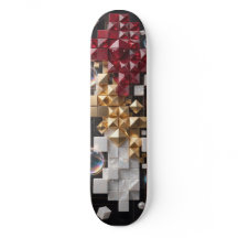Futuristische Kerst Mosaïek Kolom 3D