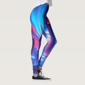 Futuristische Leggings | Neon Skyline Vibes (Rechts)