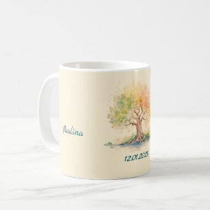 futuristische mok van boomkoffie
