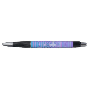 Futuristische neon vaporwave Abstract geometrisch Pen