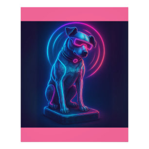 Futuristische Nipper RCA Victor Dog Foto Afdruk