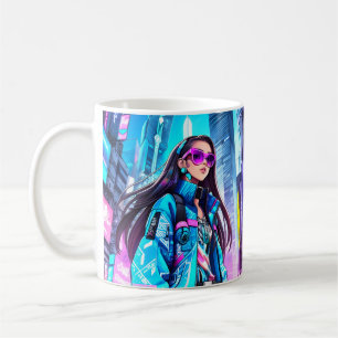 Futuristische Pop Star 0002 Koffiemok