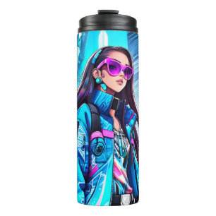 Futuristische Pop Star 0002 Thermosbeker
