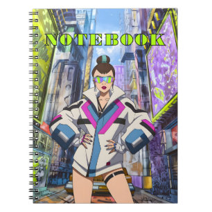 Futuristische Pop Star 0003 Notitieboek