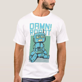 Futuristische Robot Illustratie - Cybernetische Te T-shirt