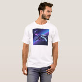 Futuristische ruimte t-shirt (Voorkant volledig)
