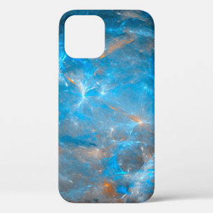 Futuristische ruimteachtergrond, abstract, lig iPhone 12 hoesje