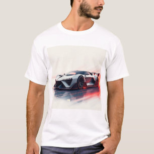 Futuristische sportwagen – Slank AI-gegenereerd on T-shirt