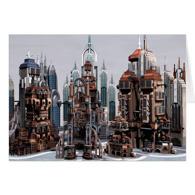 Futuristische Stad (Voorkant Horizontaal)