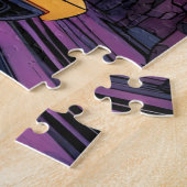 futuristische stad legpuzzel (Zijkant)