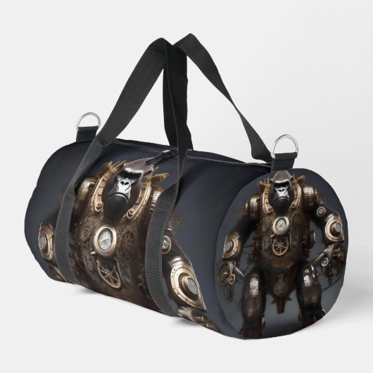 Futuristische Steampunk Gorilla, Plunjezak (Linkerhoek)