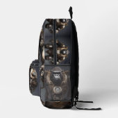Futuristische Steampunked Gorilla, Bedrukte Rugzak (Rechts)