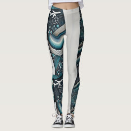 Futuristische Travel Tech Leggings – Wereldwijd