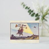  futuristische vliegmachines Kleurkunst Briefkaart (Staand voorkant)