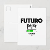 Futuro papá cargando briefkaart (Voorkant / Achterkant)