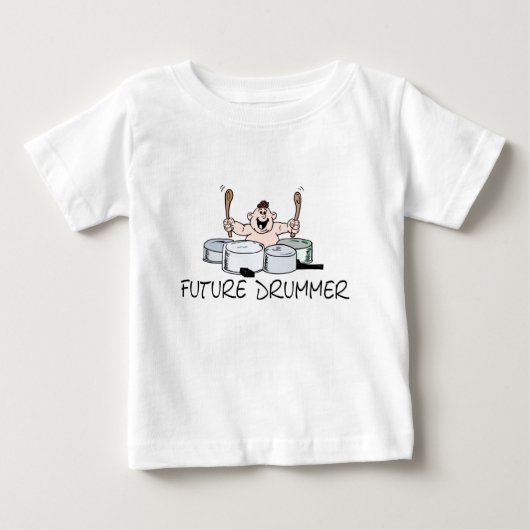 Futurs T-shirts et cadeaux de batteur (Devant)
