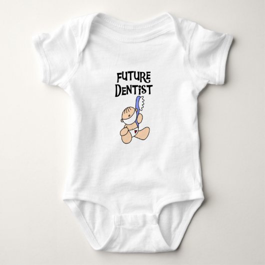 Futurs T-shirts et cadeaux de dentiste de bébé (Devant)