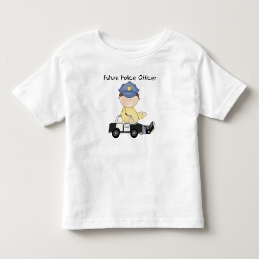 Futurs T-shirts et cadeaux de policier (Devant)