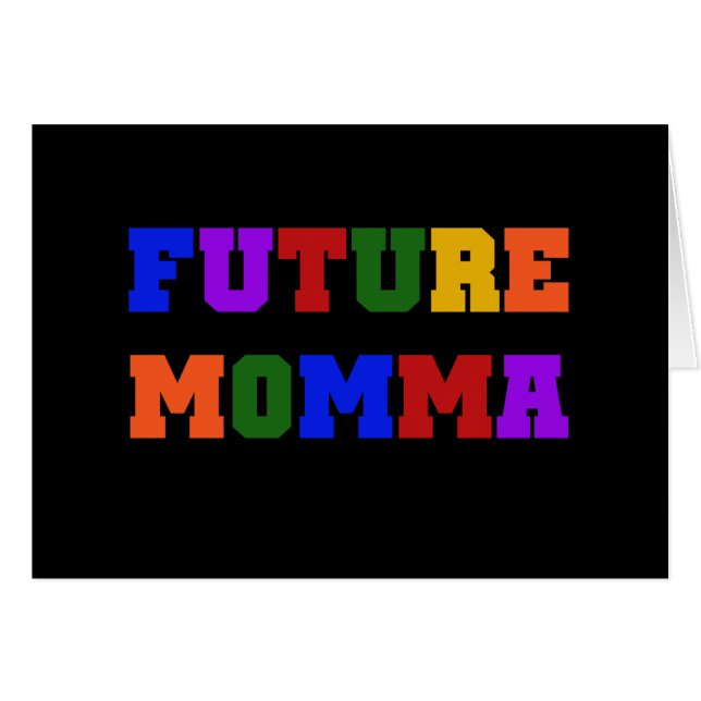 Futurs tee-shirts et cadeaux Momma (Devant horizontal)
