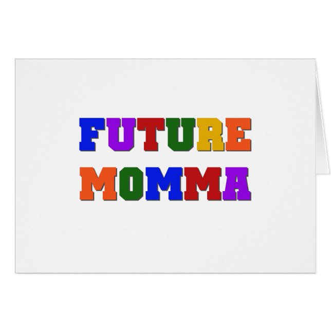 Futurs tee-shirts et cadeaux Momma (Devant horizontal)