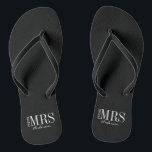 Futurs tongs de la fête nuptiale de Mme Bride<br><div class="desc">Personnalisez le texte personnalisé ci-dessus. Vous pouvez trouver d'autres éléments de coordination dans notre collection "For The Future Mrs".</div>