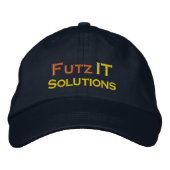 Futz IT Solutions geborduurd honkbal Pet (Voorkant)