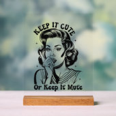 Fuuny rétro lady word art (Neutre)