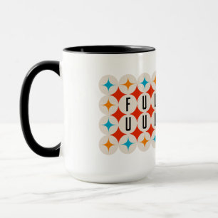Fuuuuuck Retro Parody Mug