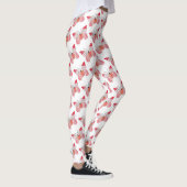 Fuyez pour être heureux Pink Butterfly Leggings (Droite)