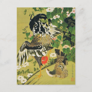 Fuyo Soukeizu Painting van Ito Jakuchu Briefkaart