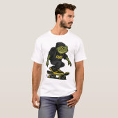 FUZI - T-shirt T-shirt grenouille de patinage urba (Devant entier)