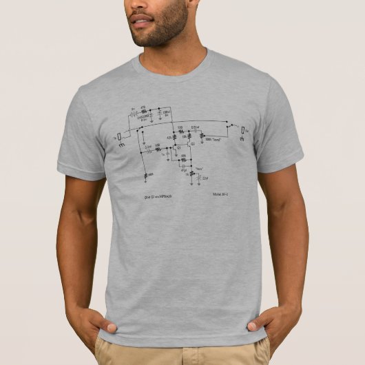 Fuzz Face Schematic T-shirt (Voorkant)