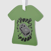 Fuzz Pedal - zwart en grijs Ornament (voorkant)