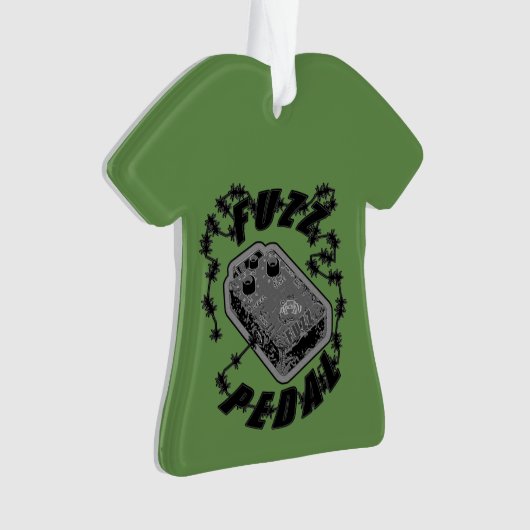 Fuzz Pedal - zwart en grijs Ornament (voorkant)