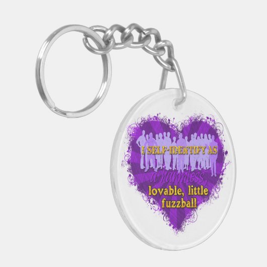 fuzzball sleutelhanger (Voorkant Links)