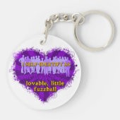 fuzzball sleutelhanger (Achterkant)