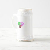 Fuzzies cardiaques Stein Mug (Devant gauche)
