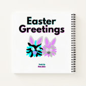 Fuzzies de lapin Carnet spiral (21,6 cm x 21,6 cm) (Dos)