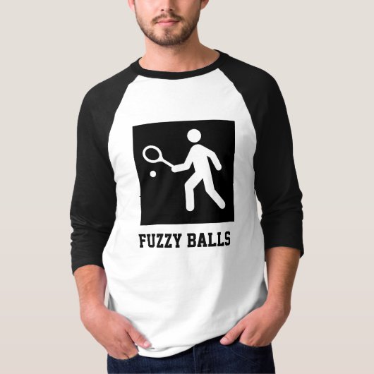 Fuzzy Balls Tennis Funny Shirt (Voorkant)