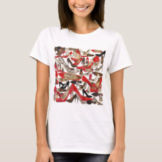 [fuzzy]Bedrukte schoenen!REMOVE! T-shirt
