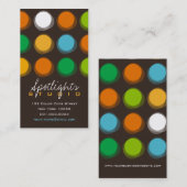 Fuzzy Blur Stippen Retro Pop Fun Profile Card Visitekaartje (Voorkant / Achterkant)