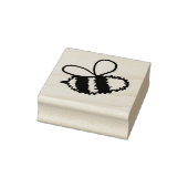 Fuzzy Bumblebee Rubber Stamp Rubberstempel (Stempel)