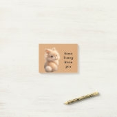 Fuzzy bunny: Some Bunny Loves You Post-it® Notes (Op bureau)