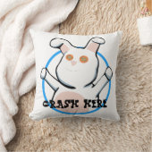 Fuzzy Butt - Crash here Kussen (Deken)