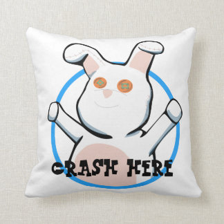 Fuzzy Butt - Crash here Kussen