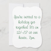 Fuzzy de sneeuwman kaart (Achterkant)