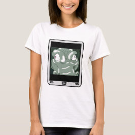 Fuzzy Express® Alligator Selfie Vrouw T-shirt