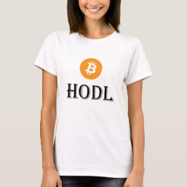 Fuzzy Express® HODL Bitcoin W T-shirt